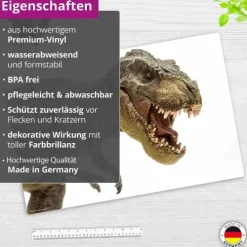 Cover-your-desk Schreibtischunterlage für Kinder und Erwachsene Dinosaurier Tyrannosaurus Rex, aus hochwertigem Vinyl , 60 x 40 cm Discount