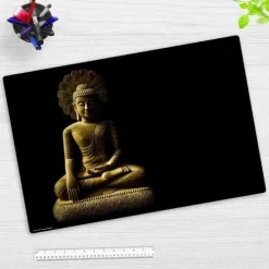 Cover-your-desk Schreibtischunterlage für Kinder und Erwachsene Buddha, aus hochwertigem Vinyl , 60 x 40 cm Clearance