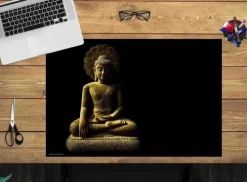 Cover-your-desk Schreibtischunterlage für Kinder und Erwachsene Buddha, aus hochwertigem Vinyl , 60 x 40 cm Clearance