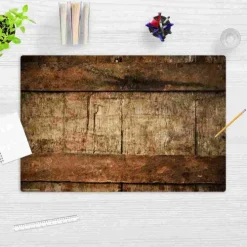 Cover-your-desk Schreibtischunterlage Vinyl Rustikales Holz, 60 x 40 cm