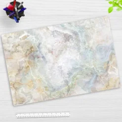 Cover-your-desk Schreibtischunterlage für Kinder Marmorplatte in bunten Farben, aus hochwertigem Vinyl , 60 x 40 cm Hot