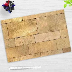Schreibtischunterlage für Kinder und Erwachsene Mauerwerk Sandstein , aus hochwertigem Vinyl, 60 x 40 cm-Cover-your-desk Clearance