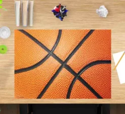 Cover-your-desk Schreibtischunterlage für Kinder und Erwachsene Basketball, aus hochwertigem Vinyl , 60 x 40 cm Clearance