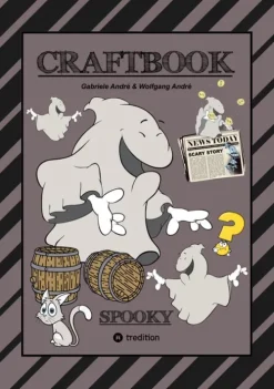 tredition CRAFTBOOK - 100 GRUSELIGE MALMOTIVE - 2 SCHAURIGE BASTELSPIELE - RÄTSEL - LUSTIGE BILDER - GRAUENHAFTE AUFGABEN Sale
