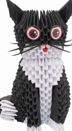 CreativaMente Creagami - Origami 3D Katze, 632 Teile New