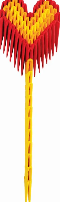 CreativaMente Creagami - Origami 3D KIDS Herz, 89 Teile Hot