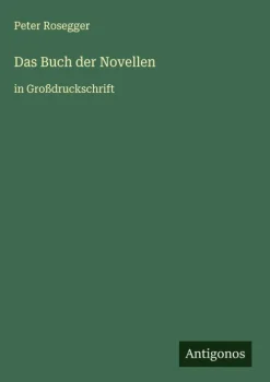 Antigonos Verlag Das Buch der Novellen