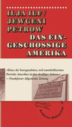 AB Die Andere Bibliothek Das eingeschossige Amerika Clearance
