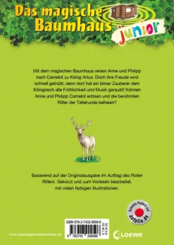 Loewe Verlag GmbH Das magische Baumhaus junior (Band 26) - König Artus und die Mission der Ritter Online