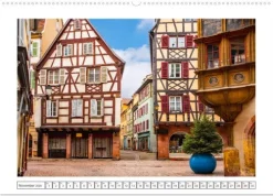 Calvendo Das malerische Colmar im Elsass (Wandkalender 2026 DIN A2 quer), Monatskalender New