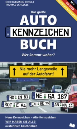 Unterwegs Verlag Das neue große Autokennzeichen Buch Hot