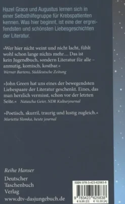 dtv Verlagsgesellschaft Das Schicksal ist ein mieser Verräter Clearance