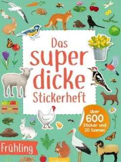 Ars Edition GmbH Das superdicke Stickerheft - Frühling