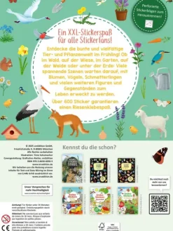 Ars Edition GmbH Das superdicke Stickerheft - Frühling