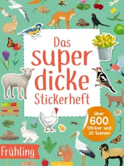 Ars Edition GmbH Das superdicke Stickerheft - Frühling