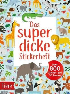 Das superdicke Stickerheft - Tiere-Ars Edition GmbH Clearance