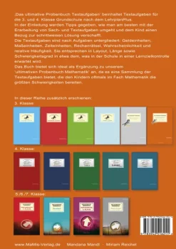 Das ultimative Probenbuch Textaufgaben 3./4. Klasse-MaMis Verlag Discount