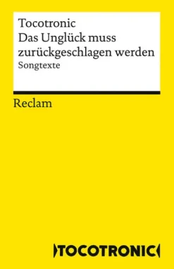 Das Unglück muss zurückgeschlagen werden. Songtexte-Reclam Philipp Jun. Sale