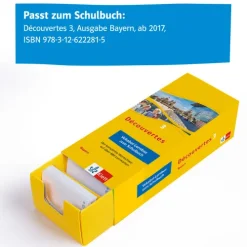 Découvertes 3 Bayern (ab 2017) - Vokabel-Lernbox zum Schulbuch 3. Lernjahr-Klett Lerntraining Clearance
