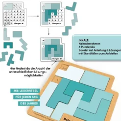 frechverlag GmbH Dein Puzzle-Kalender. Lege das Datum - ein Rätsel für jeden Tag im Jahr Outlet