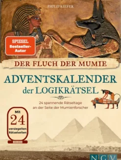 Naumann & Göbel Verlagsg. Der Fluch der Mumie Adventskalender der Logikrätsel Hot
