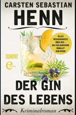 Der Gin des Lebens - Das kulinarische Booklet zum Krimi-DuMont Buchverlag GmbH Discount
