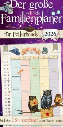 Der große inoffizielle Familienplaner für Potterheads. Kalender 2026-Heel Verlag GmbH Outlet