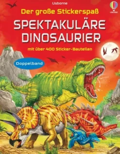 Usborne Verlag Der große Stickerspaß: Spektakuläre Dinosaurier Clearance