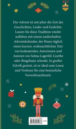 Anaconda Verlag Der literarische Adventskalender. Großdruck. 24 weihnachtliche Geschichten, Gedichte und Lieder Outlet