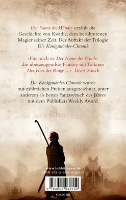 Der Name des Windes (Die Königsmörder-Chronik, Bd. 1)-Klett-Cotta Verlag Clearance