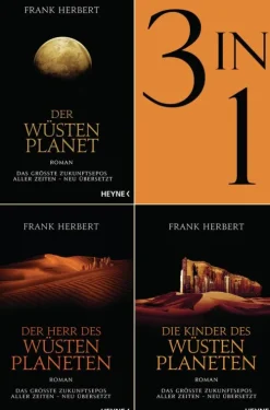 Penguin Random House Der Wüstenplanet Band 1-3: Der Wüstenplanet / Der Herr des Wüstenplaneten / Die Kinder des Wüstenplaneten (3in1-Bundle) Hot