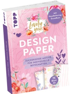 frechverlag GmbH Design Paper A6 Lovely You. Mit Handlettering-Grundkurs Clearance