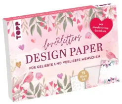 frechverlag GmbH Design Paper Love Letters A5 Hot