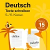 Bibliograph. Instit. GmbH Deutsch in 15 Minuten - Texte schreiben 5./6. Klasse Hot