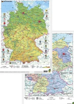 Stiefel Eurocart GmbH Deutschland physisch/politisch. DUO-Schreibunterlage klein Sale