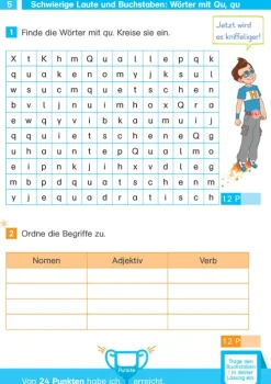 Klett Lerntraining Die Deutsch-Helden: Deutsch-Testblock So gut bin ich! 3. Klasse Online