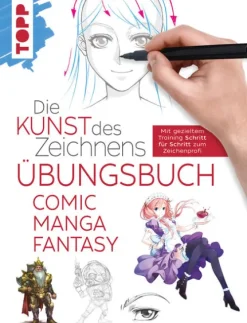frechverlag GmbH Die Kunst des Zeichnens - Comic Manga Fantasy Übungsbuch Clearance