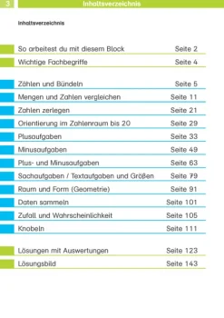 Klett Lerntraining Die Mathe-Helden: Mathe-Testblock So gut bin ich! 1. Klasse