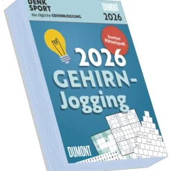 DuMont Kalenderverlag DUMONT - Gehirnjogging 2026 - Tagesabreißkalender 15 x 21 cm, Rätselkalender mit 313 Seiten für Knobelfreunde und Rätselfans Outlet