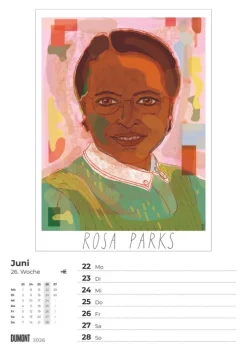 DuMont Kalenderverlag DUMONT - Starke Frauen 2026 - Wochenkalender mit 53 Porträts & Biografien - Wandkalender 21 x 30 cm mit Spiralbindung Sale
