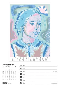 DuMont Kalenderverlag DUMONT - Starke Frauen 2026 - Wochenkalender mit 53 Porträts & Biografien - Wandkalender 21 x 30 cm mit Spiralbindung Sale