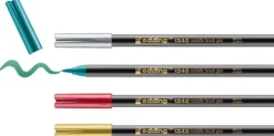 Edding 1340 metallic brushpen, Pinselstift 4er-Set Xmas Clearance