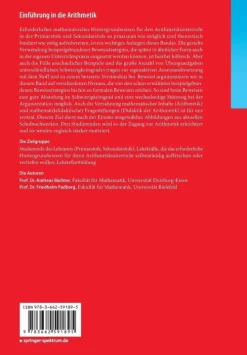 Springer-Verlag GmbH Einführung in die Arithmetik Sale