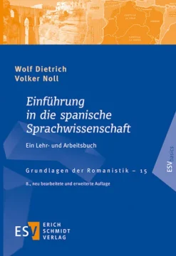 Einführung in die spanische Sprachwissenschaft-Schmidt, Erich Verlag Online