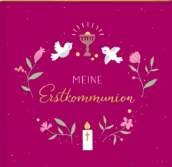 Eintragalbum - Meine Erstkommunion (beerenfarben)-Coppenrath Hot