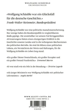 Klett-Cotta Verlag Erinnerungen Clearance