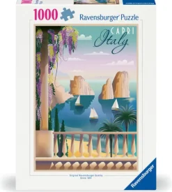 Ravensburger Spieleverlag Erwachsenenpuzzle 1000 Teile - Postkarte aus Capri Outlet