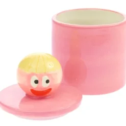 RICO-Design tap EYE CANDY Keramik Dose mit Deckel, Höhe 12 cm, Ø 8 cm Outlet