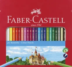 Buntstift hexagonal 24er Set-Faber-Castell