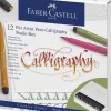 Faber-Castell Tuschestift Pitt Artist Pen Calligraphy Studio 12er Atelierbox Sale